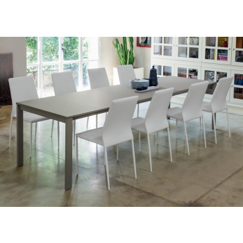 chaise en simili cuir Kendra Ingenia Bontempi