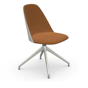 Chaise Lea S GX TS recouverte de tissu ou de cuir par Midj