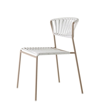 Fauteuil Lisa Club en fils PVC, par Scab design