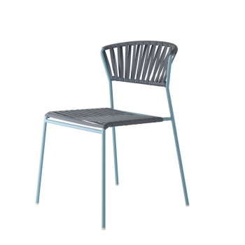 Fauteuil Lisa Club en fils PVC, par Scab design