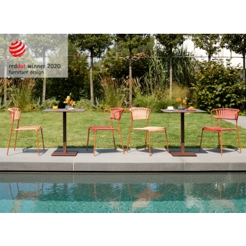 Fauteuil club Lisa en fils pvc design Scab