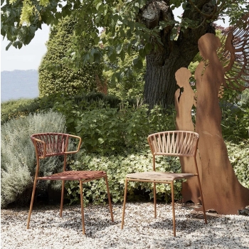 Fauteuil Lisa Club en fils PVC, par Scab design