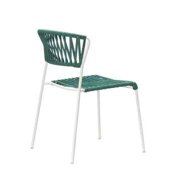 Chaise Lisa Filò en sangles de corde nautique par Scab design