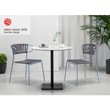 Fauteuil club Lisa en fils pvc design Scab