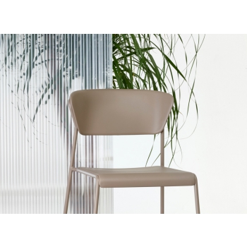 Lisa Technopolymère Go chaise verte Scab Design