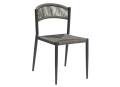 Chaise Milano anthracite et grise de Greenwood