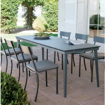 Chaise Mogan de Vermobil en fer d'extérieur