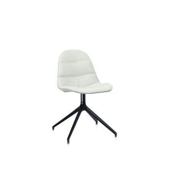 Chaise Mood avec revêtement structure en acier par Bontempi
