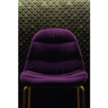 Chaise Mood avec revêtement Bontempi