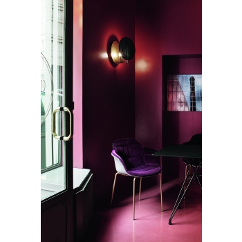 Chaise Mood avec revêtement Bontempi