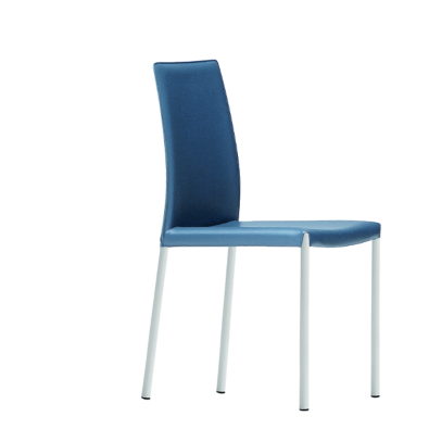 Chaise Master SM Cu en métal et cuir par Midj