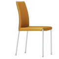 Chaise en métal Nuvola SB M TS recouverte de tissu ou de cuir par Midj