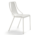 Chaise Ola en métal empilable pour l'intérieur et l'extérieur par Midj