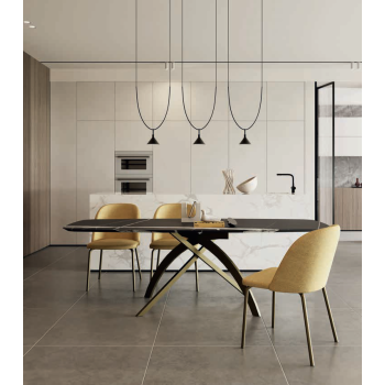 Chaise Orange par Zamagna