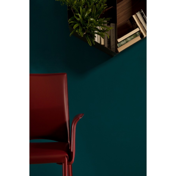 chaise rembourrée en cuir Madeleine maison Tonin