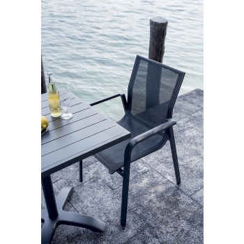 Chaise Samo anthracite de Greenwood