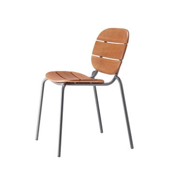 Chaise Si-Si Wood Scab Design