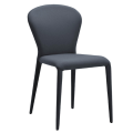 Chaise Soffio S_R TS recouverte de tissu ou de cuir par Midj