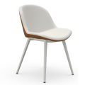 Chaise Sonny recouverte de tissu ou de cuir par Midj