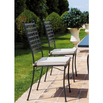 Chaise Tosca TO101 en fer et empilable Vermobil