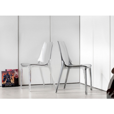 Vanity Chair Chaise en plastique Scab Design