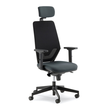 Chaise Viarte par Olivo & Groppo avec dossier rembourré