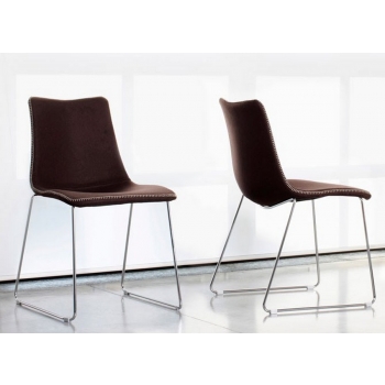 Chaise naturel Zebra Pop Scab Design plastifiés