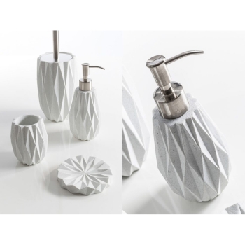 Ensemble de salle de bain Geo Blanc