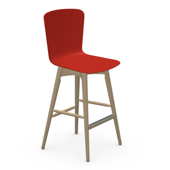 Tabouret Calla S/P LR en polypropylène ou rembourré