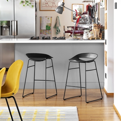Tabouret cosmopolite CB1941 / CB1942 par Connubia 