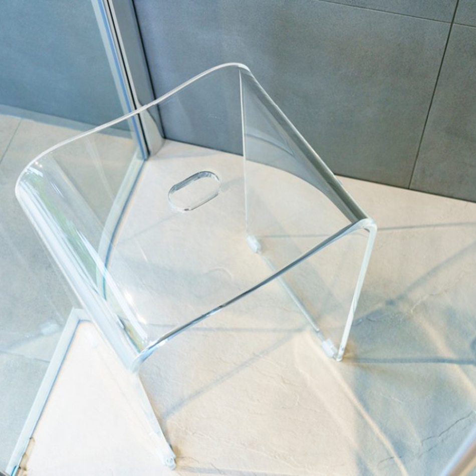 Tabouret Ghost CP501 / GH de Cipì en acrylique transparent