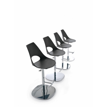 Tabouret pivotant et réglable en hauteur Shark par Bontempi