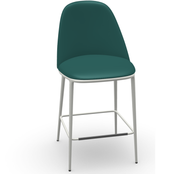 Tabouret Joe M CU en cuir par Midj