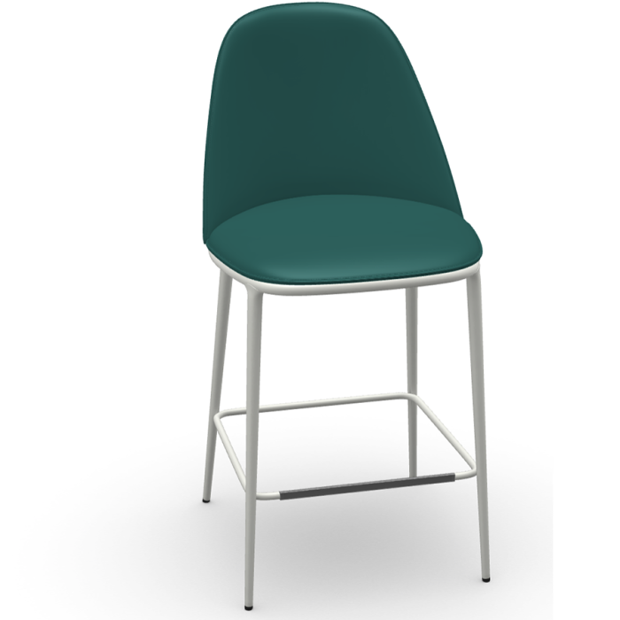 Tabouret Joe M CU en cuir par Midj