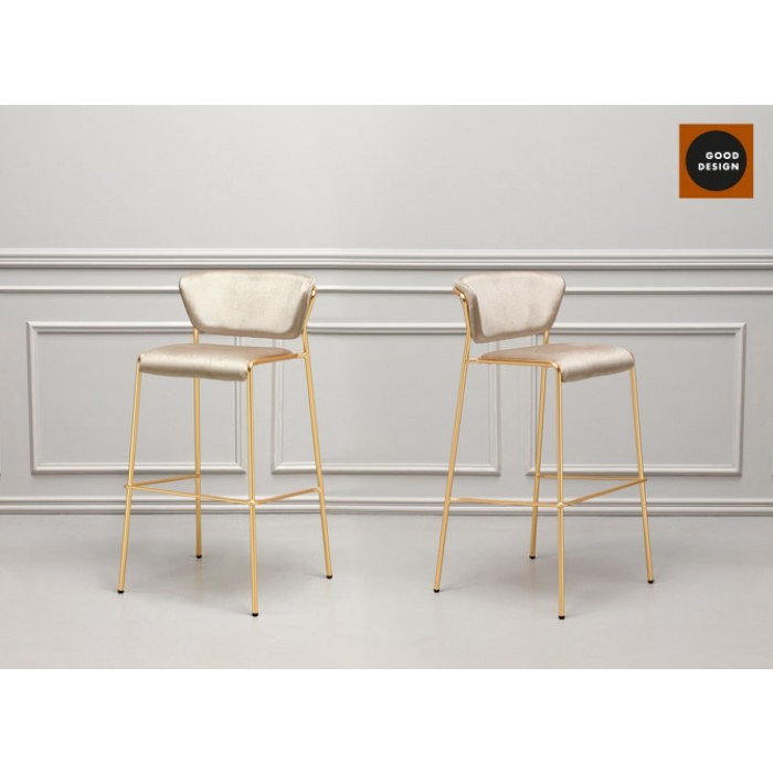 Tabouret Zebra 80 en technopolymère design Scab