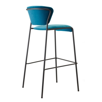 Tabouret Lisa avec coque rembourrée, par Scab Design