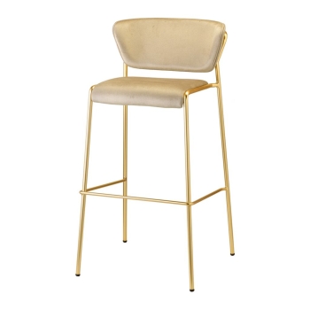 Tabouret Lisa avec coque rembourrée, par Scab Design