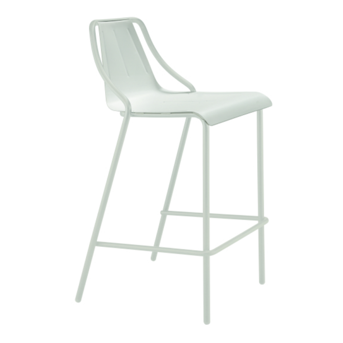 Tabouret Ola en métal pour intérieur et extérieur empilable par Midj