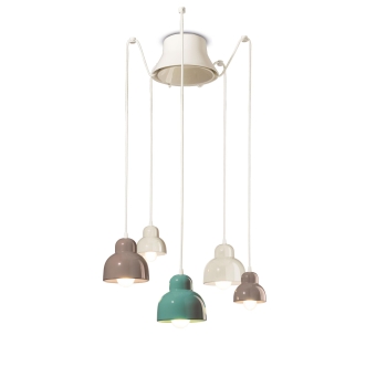 SUSPENSION 5 LUMIÈRES accent TUR DECO' BERIMBAU C2608