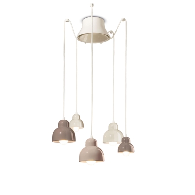 SUSPENSION 5 LUMIÈRES - soft mix DECO' BERIMBAU C2609