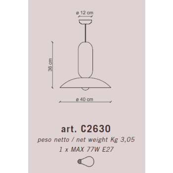 DECO' PAU C2630 SUSPENSION