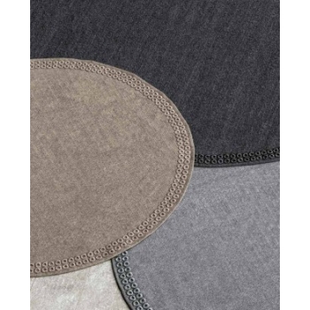 Tapis carré rond de Talenti pour l'extérieur en deux tailles