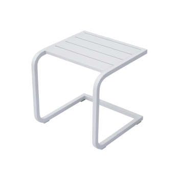 Table basse blanche Greenwood 40 x 40 cm