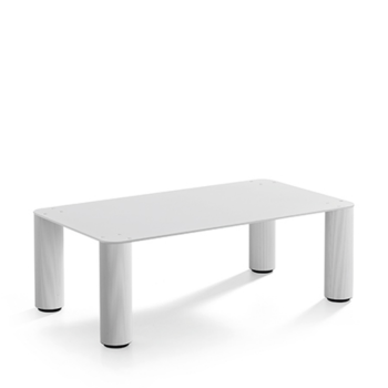 Table basse Guapa en métal et cuir par Midj