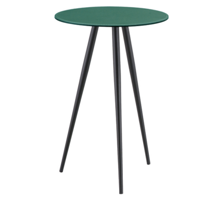 Table basse Joint en métal et cuir ou céramique par Midj