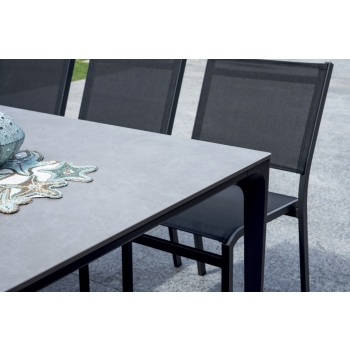 Table Alghero anthracite de Greenwood