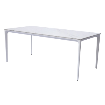 Table Alghero blanche de Greenwood