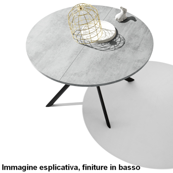Table extensible Giove de Connubia, prête à être livrée.