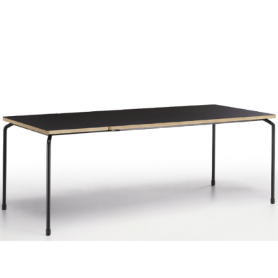 Table extensible Master avec structure en métal et plateau en Fenix par Midj