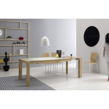 Table à rallonge Milan Point de mélamine Maison